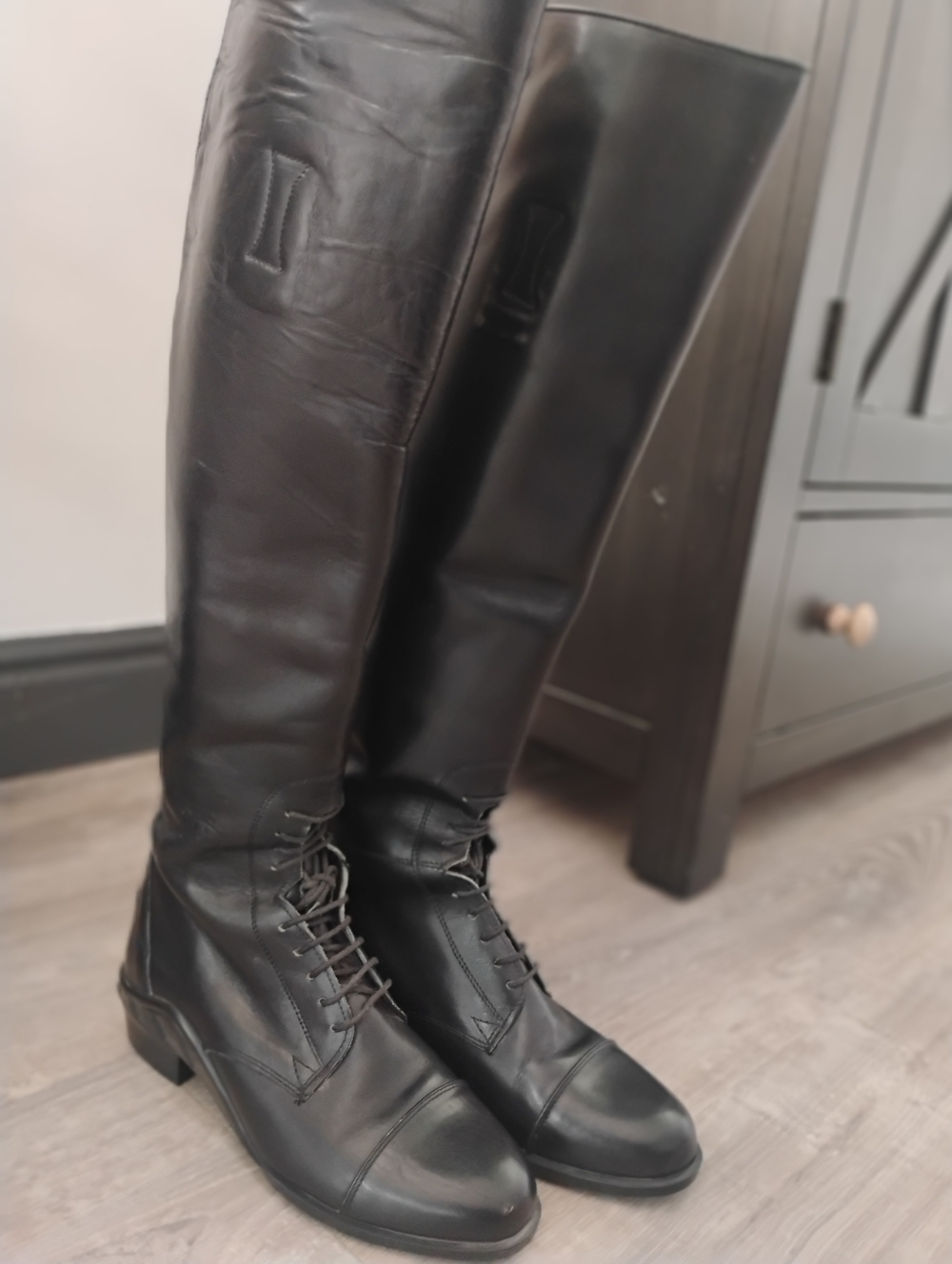 Ariat Ladies Heritage Tall Lace-Up English Riding Boots 7.5